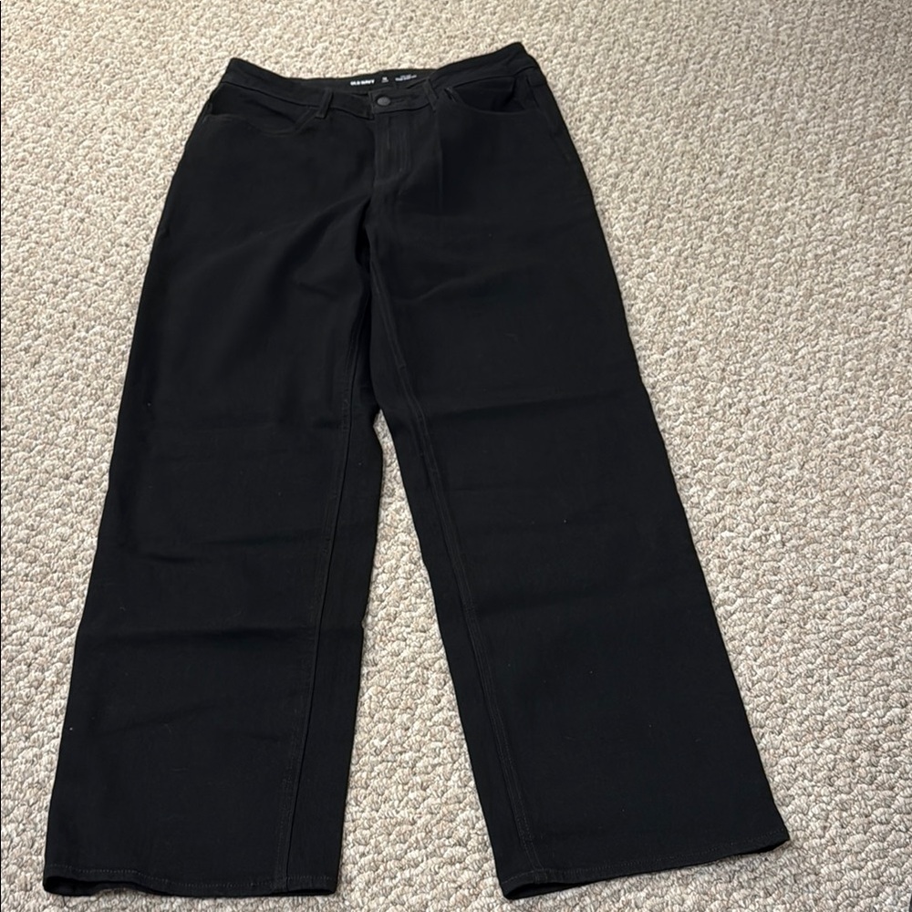 Old navy Black Wide-Leg jeans